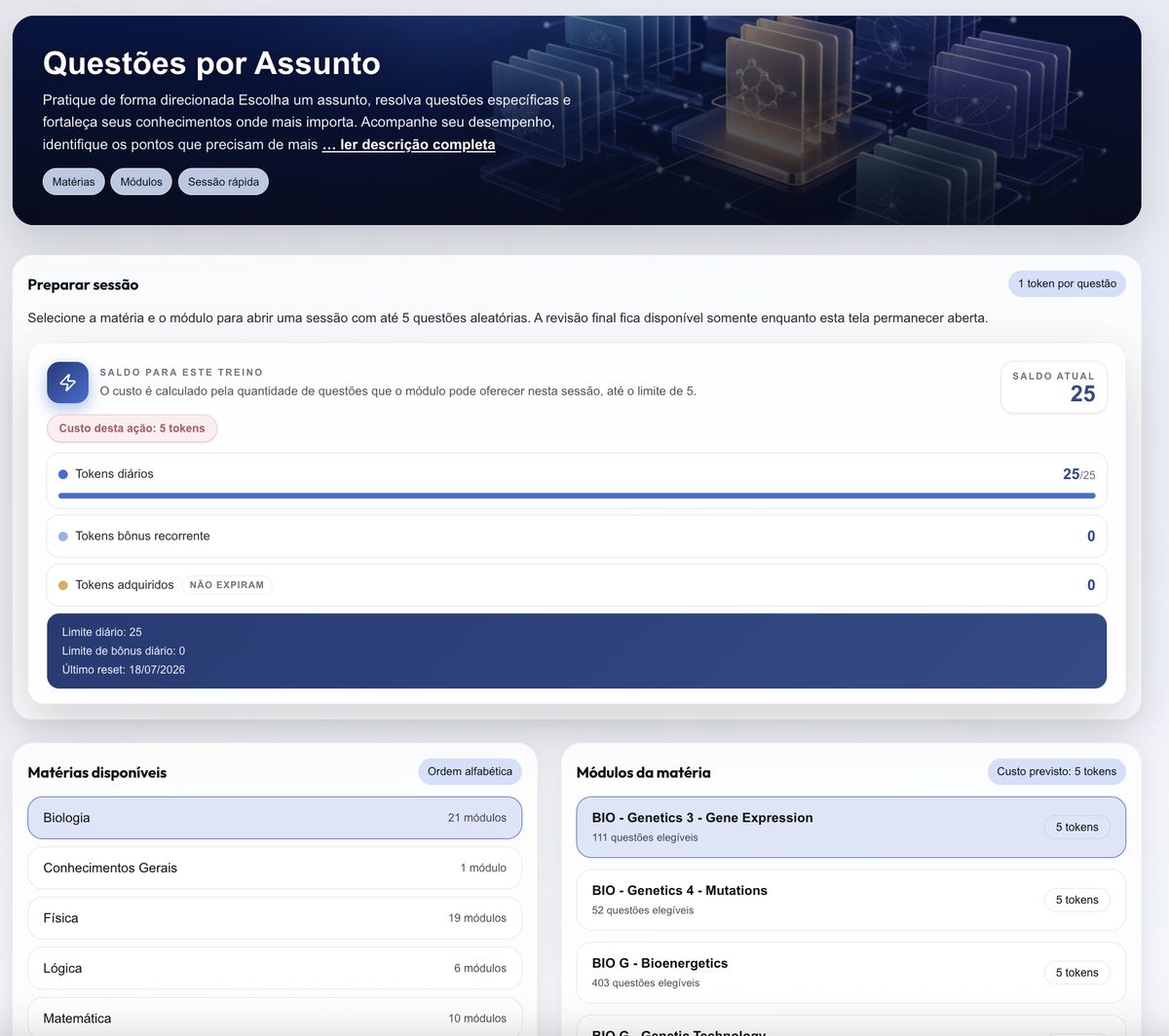 Questões por assunto